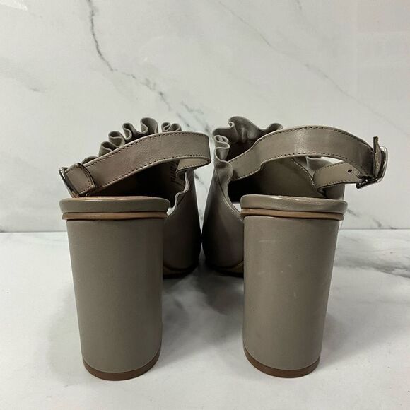 14th & UNION Stone Leather Block Heel Shoes - Picture 4 of 7